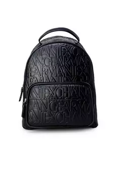 Рюкзак Armani Exchange с тиснением, черный