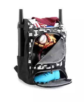 Рюкзак Athlete с отделением для обуви, держателями для биты и ночной видимостью J World, зеленый