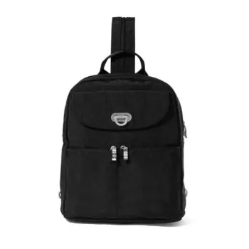 Рюкзак Baggallini Coastal Flip Lock Day Pack, черный