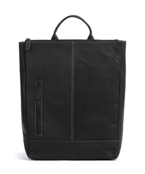 Рюкзак baltimore 14 13 дюймов из зерненой кожи Jack Kinsky, серый