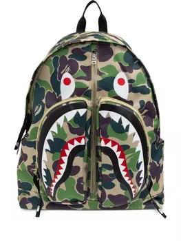 Рюкзак BATHING APE Camo Shark A Bathing Ape, зеленый