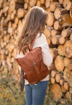 Рюкзак BENNETT Gusti Leder, цвет honey brown