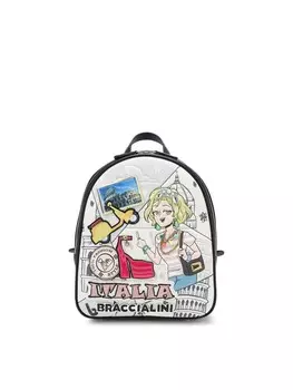 Рюкзак Braccialini Rucksack, белый