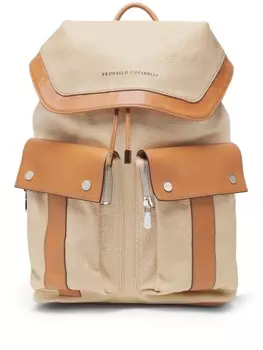 Рюкзак Brunello Cucinelli Vachetta, серый