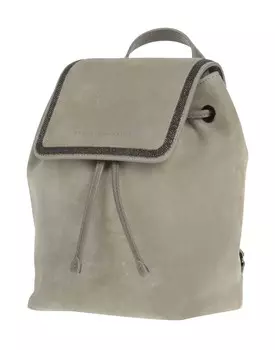 Рюкзак Brunello Cucinelli, зеленый