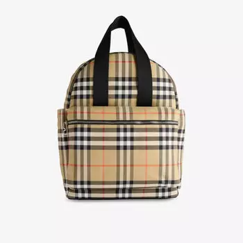 Рюкзак Burberry Check нейлоновый с двумя ручками, мультиколор