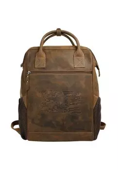 Рюкзак БЫК и ЗМЕЯ, натуральная кожа LandLeder, цвет Cognac