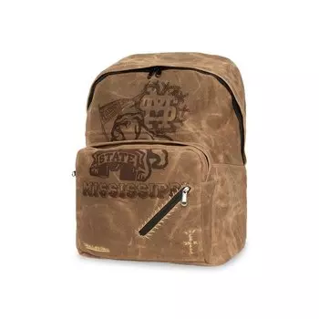 Рюкзак Cactus Jack by Travis Scott x Mitchell & Ness Mississippi State University Backpack, коричневый