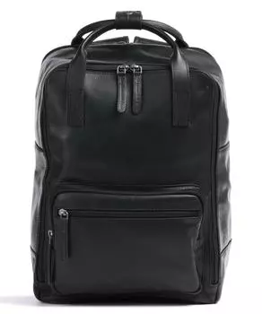 Рюкзак Caicos из коровьего воска с подтягиванием, 14 дюймов из воловьей кожи The Chesterfield Brand, черный