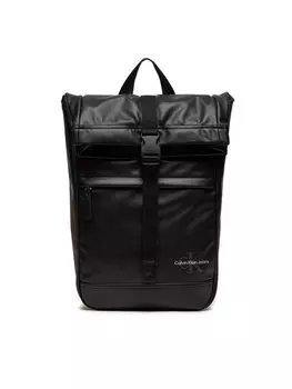 Рюкзак Calvin Klein Jeans Monogram Soft Rolltop K50K512033, черный