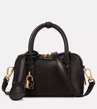 Рюкзак через плечо Ryder Mini из искусственной замши Stella McCartney, Dark Espresso