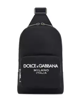 Рюкзак через плечо с логотипом DOLCE & GABBANA, синий