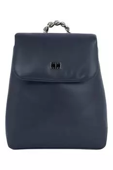 Рюкзак City из экокожи с ручкой-цепочкой Tommy Jeans, синий