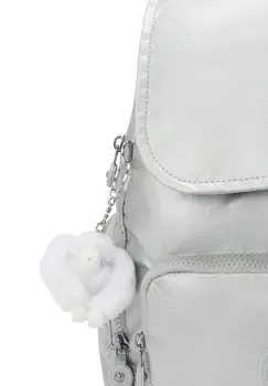 Рюкзак CITY ZIP Kipling, серебристый