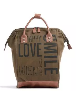 Рюкзак Club Steps 1 хлопок Taschendieb Wien, зеленый