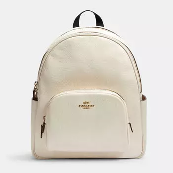 Рюкзак Coach Court Backpack, светлый кремовый