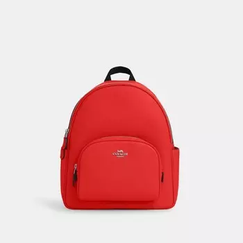 Рюкзак COACH Court, цвет Silver/Miami Red