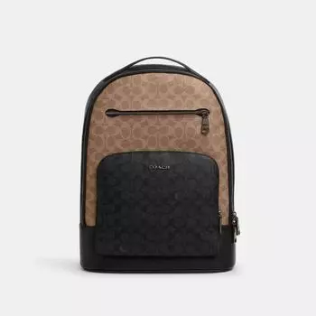 Рюкзак Coach Ethan Backpack, цвет Qb/Tan/Charcoal/Black