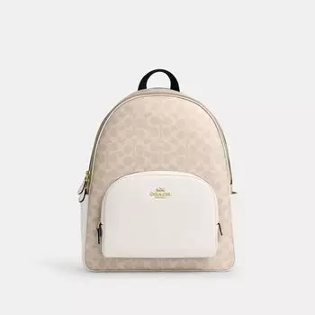 Рюкзак Coach Large Court Backpack, цвет Gold/Sand/Chalk