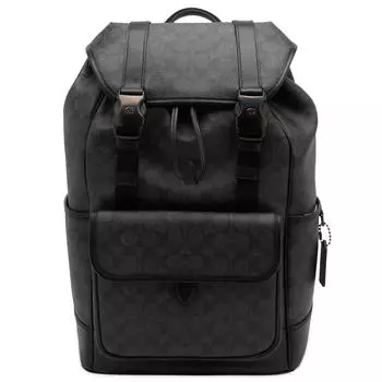 Рюкзак Coach League Backpack, цвет Charcoal Signature Leather