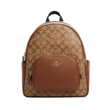 Рюкзак Coach Outlet Signature Canvas, золото/коричневый