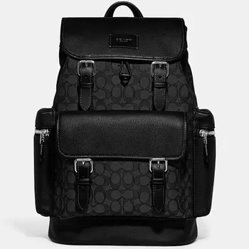 Рюкзак Coach Outlet Sprint In Signature Jacquard, черный