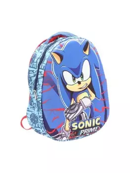 Рюкзак COFI 1453 Sonic 3D Schul – Ideal Schulkinder und Fans rasanten Igel, синий