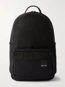 Рюкзак Command the Day из хлопка и парусины LULULEMON, черный