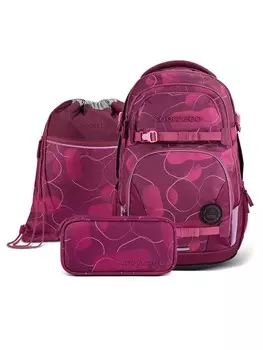 Рюкзак Coocazoo Schul Set „Berry Bubbles“ 3 teilig, цвет beere