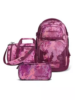 Рюкзак Coocazoo Schul Set „Cherry Blossom“ 3 teilig, фиолетовый