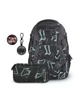 Рюкзак Coocazoo Schul Set MATE COLOUR UP Set, цвет reflective graffiti & street vibes