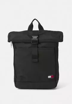 Рюкзак DAILY ROLLTOP BACKPACK Tommy Jeans, черный
