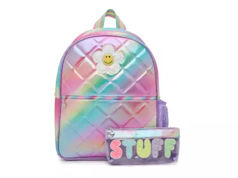 Рюкзак Daisy Quilted Backpack & Pouch Omg Accessories, цвет orchidrainbow