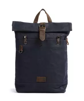Рюкзак dakar 1 с откидной крышкой 16 дюймов, холст, кожа Jack Kinsky, синий