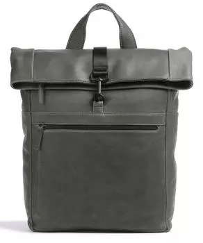 Рюкзак Den Haag Rolltop 14 дюймов из зернистой яловой кожи Leonhard Heyden, зеленый