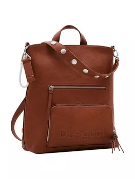 Рюкзак Desigual Half Logo M 36 cm, цвет cuero west