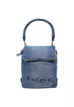 Рюкзак Desigual из джинсовой ткани с ручкой, синий