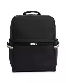 Рюкзак для мальчика с карманом для ноутбука BOSS Kidswear, чёрный