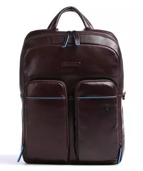 Рюкзак для ноутбука Blue Square Revamp 13 дюймов из воловьей кожи Piquadro, красный