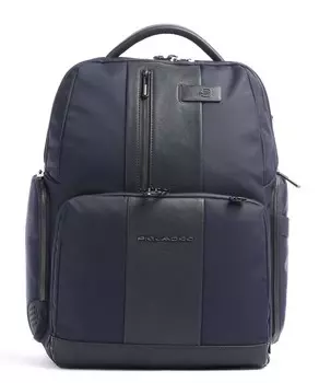 Рюкзак для ноутбука Letter 2 15 дюймов из переработанного нейлона Piquadro, синий
