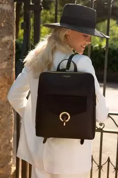 Рюкзак для ноутбука Peggy Basket Luella Grey, черный