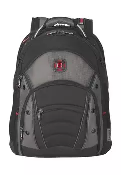 Рюкзак для ноутбука Synergy, отделение для ноутбука 16, эмблема, двухцветный, 30 л, мужской WENGER, цвет Schwarz Grau