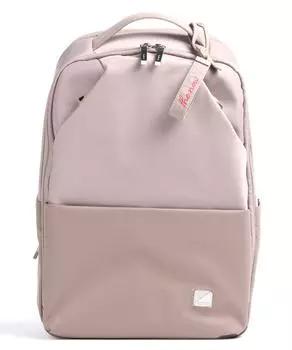 Рюкзак для ноутбука Workationist 14 дюймов из переработанного полиэстера и искусственной кожи Samsonite, розовый