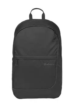 Рюкзак для отдыха Fly, отделение для ноутбука, однотонный, 18 л Satch, черный