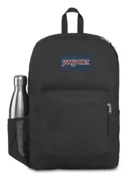 Рюкзак для отдыха Jansport "Cross Town" с мягкой спинкой, черный