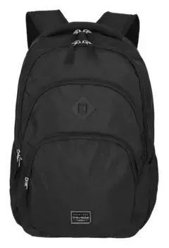 Рюкзак для отдыха Travelite "BASICS Backpack Melange", рабочий рюкзак, школьный рюкзак, рюкзак для ноутбука, черный