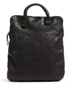 Рюкзак для подводной лодки 15 дюймов из зернистой яловой кожи. Harold'S, черный