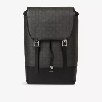 Рюкзак Explorer с перекрестным логотипом и покрытием Sandro, цвет noir / gris