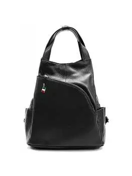 Рюкзак Florence Cityrucksack Leder schwarz ca. 27cm