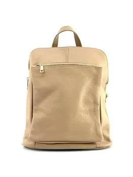 Рюкзак Florence Cityrucksack Leder taupe, beige ca. 30cm
